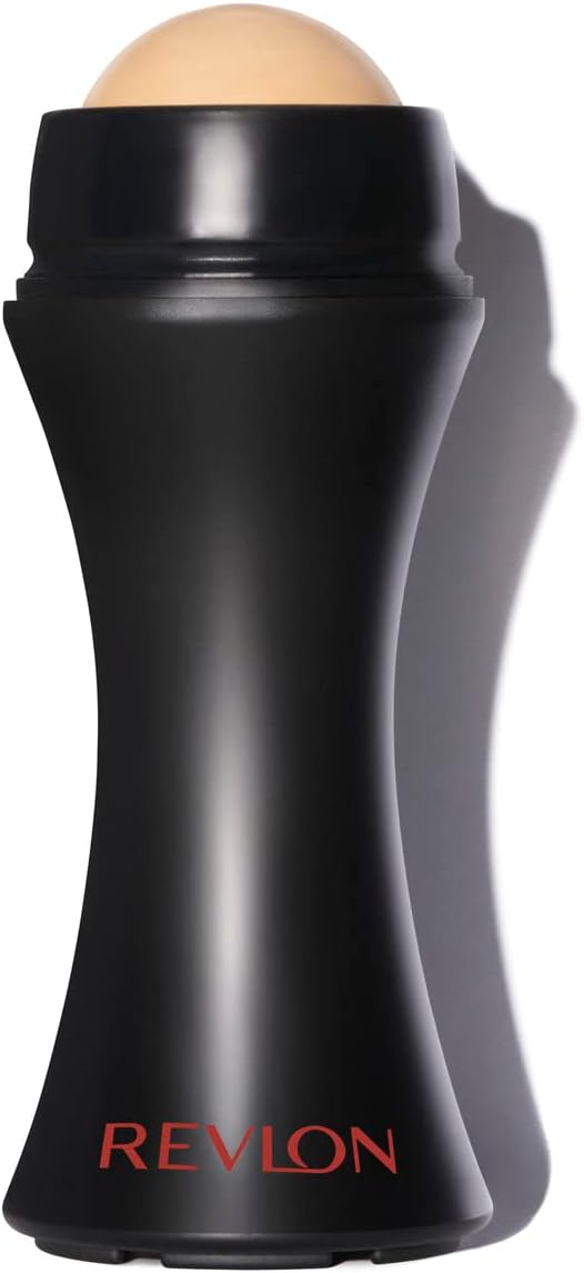 Revlon Volcanic Roller, Absorbent Volcanic Stone, Mattifying Face Makeup, Anti-Sebum Face Roller with Immediate Absorption, Washable and Reusable, Portable Size