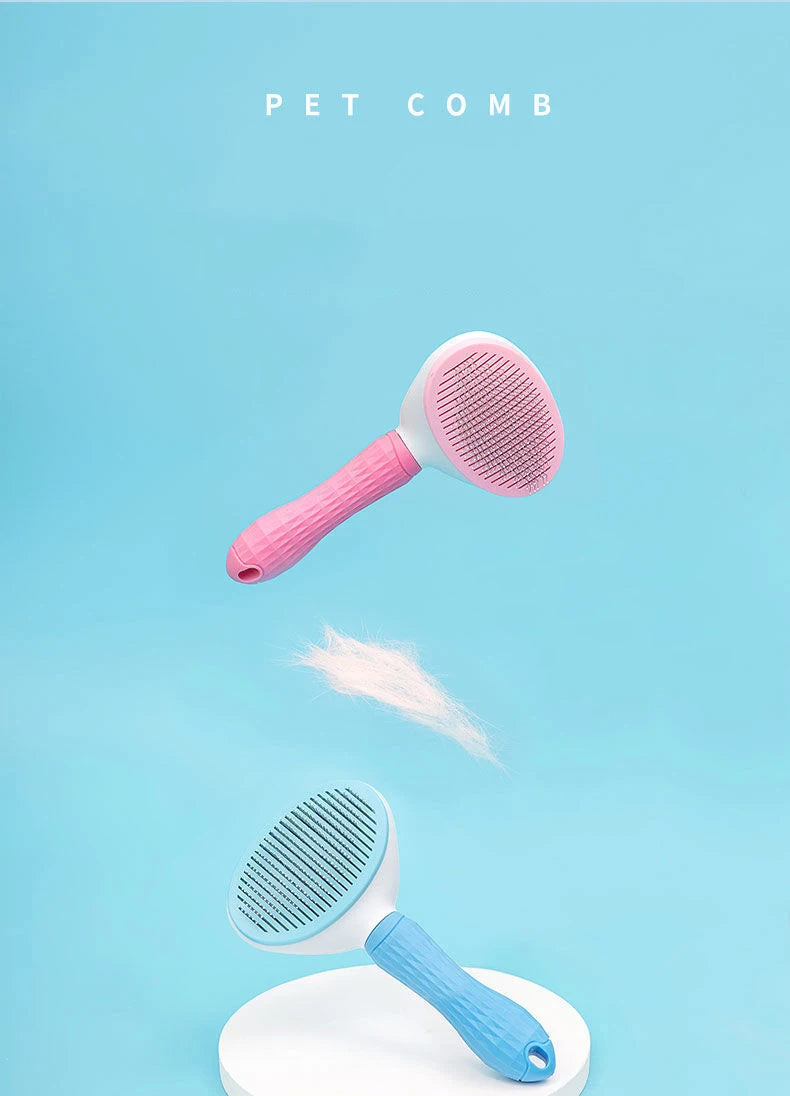 Brosse Auto-Nettoyante pour Chiens & Chats – Poils Longs et Courts