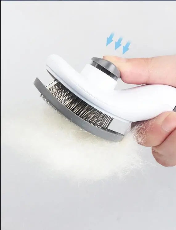 Brosse Auto-Nettoyante pour Chiens & Chats – Poils Longs et Courts