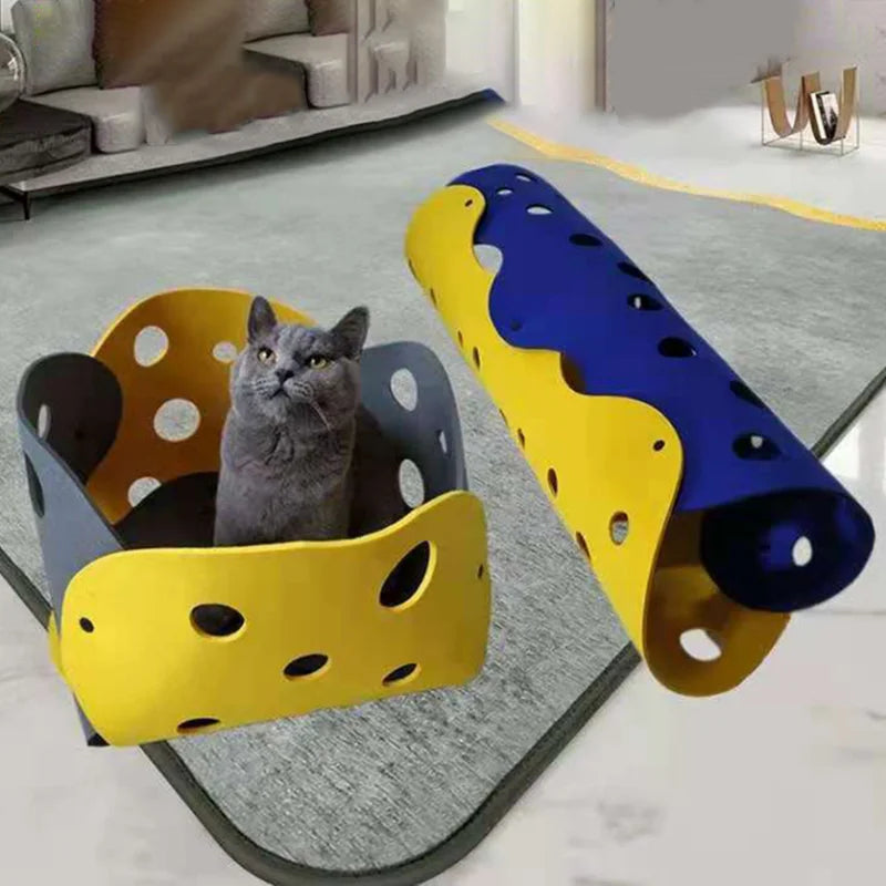 Tunnel interactif pour chats – Jeu, cachette & aventure 🐾