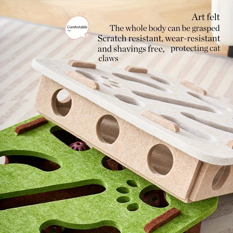 Puzzle interactif pour chats – Stimule l’esprit & réduit l’ennui 🐾