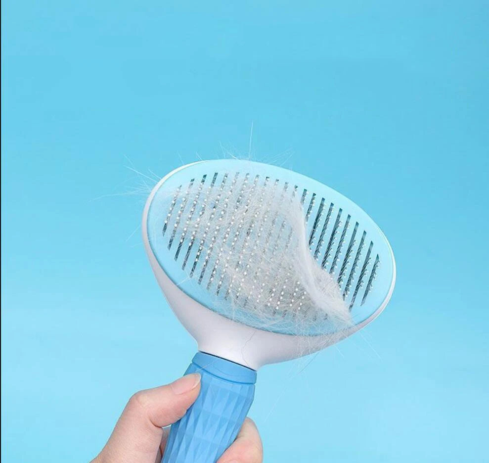 Brosse Auto-Nettoyante pour Chiens & Chats – Poils Longs et Courts