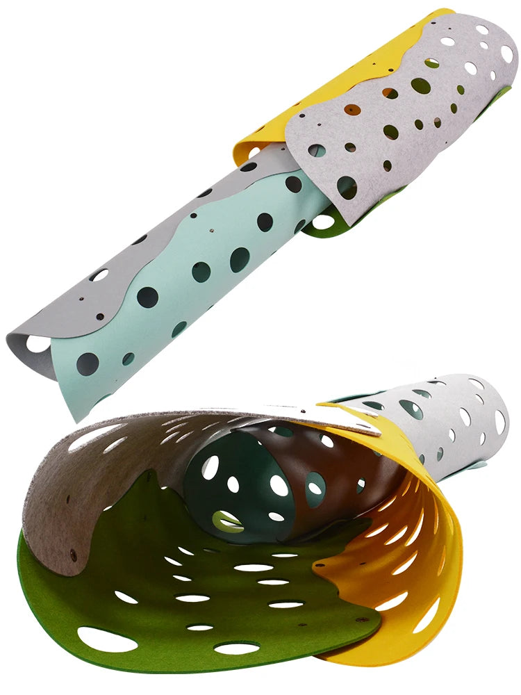 Tunnel interactif pour chats – Jeu, cachette & aventure 🐾