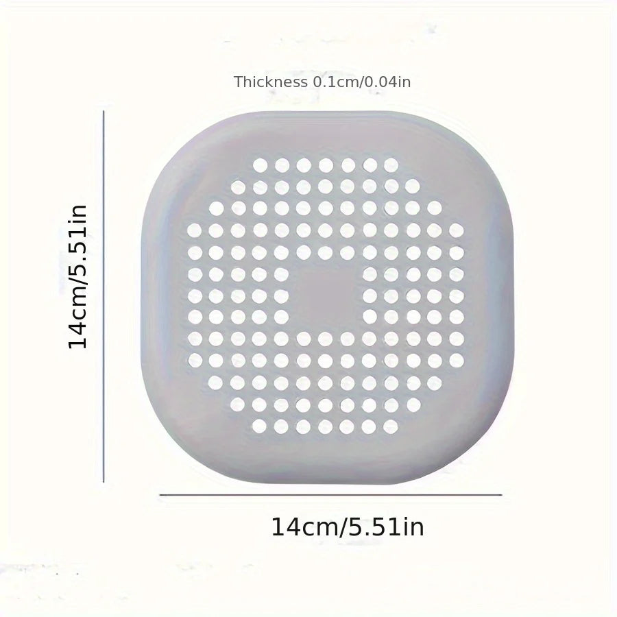 Filtre en Silicone Réutilisable pour Évier – Attrape-Cheveux & Déchets
