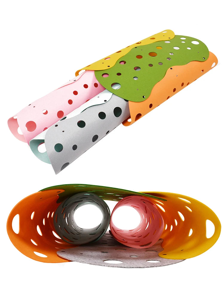 Tunnel interactif pour chats – Jeu, cachette & aventure 🐾