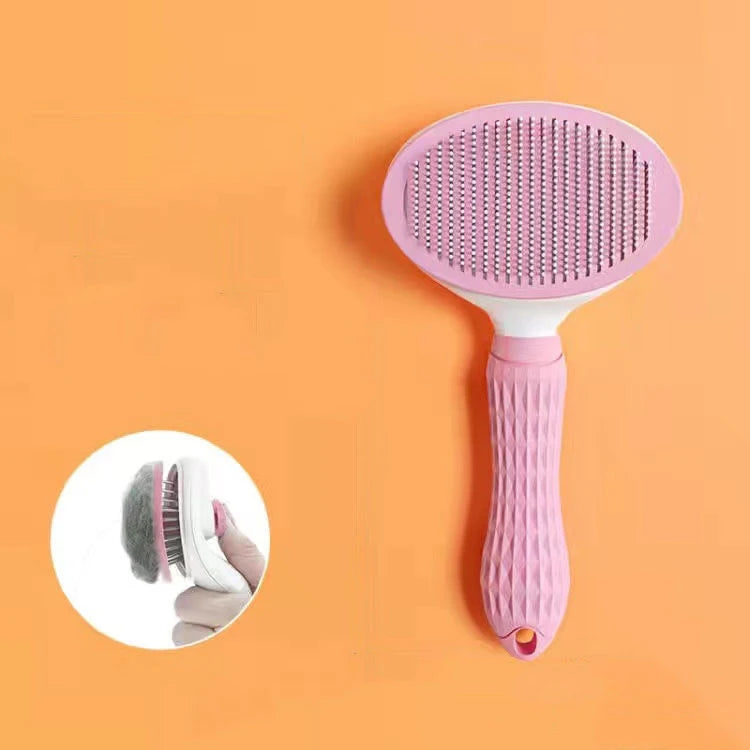 Brosse Auto-Nettoyante pour Chiens & Chats – Poils Longs et Courts