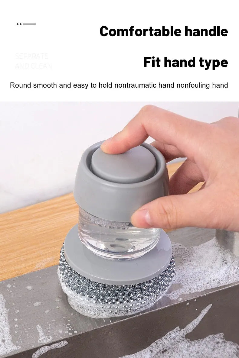 CleanEase™ – La brosse à savon intégrée qui fait mousser le ménage !