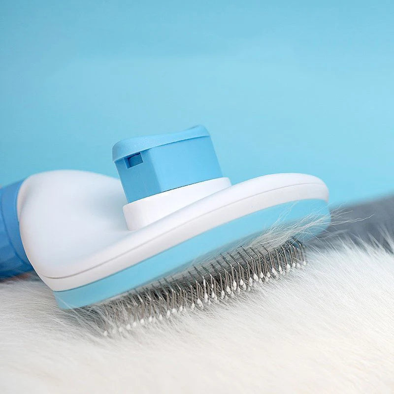 Brosse Auto-Nettoyante pour Chiens & Chats – Poils Longs et Courts