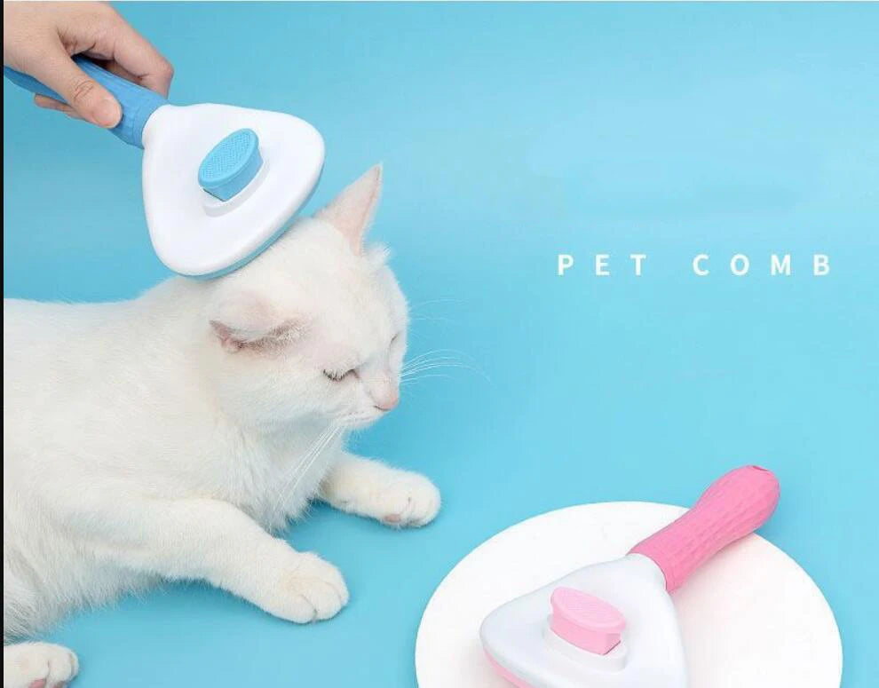 Brosse Auto-Nettoyante pour Chiens & Chats – Poils Longs et Courts