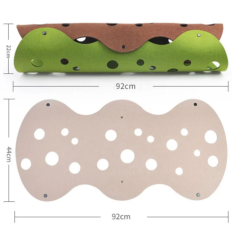 Tunnel interactif pour chats – Jeu, cachette & aventure 🐾