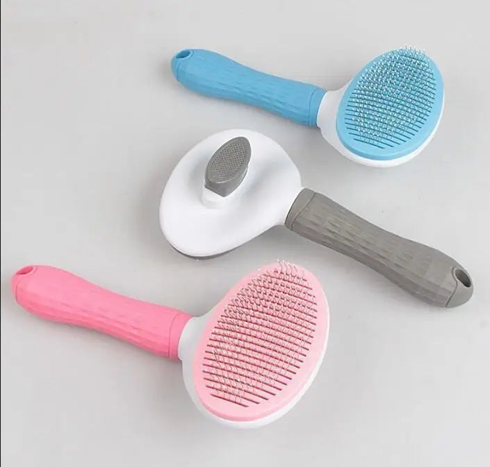 Brosse Auto-Nettoyante pour Chiens & Chats – Poils Longs et Courts